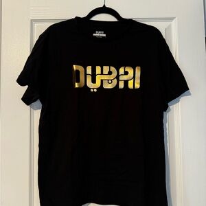 Black and Gold Dubai Men's T-Shirt